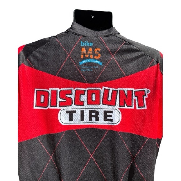 Discount Tire Cycling Jersey a rare item had to be an employee to get one Sz XXL - Picture 8 of 12